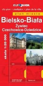 Okładka książki Plan Miasta EuroPilot. Bielsko-Biała br