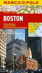 Plan Miasta Marco Polo. Boston. Autor: Opracowanie zbiorowe. Dadada.pl Okładka książki Plan Miasta Marco Polo. Boston