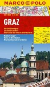 Plan Miasta Marco Polo. Graz. Autor: Opracowanie zbiorowe. Dadada.pl Okładka książki Plan Miasta Marco Polo. Graz