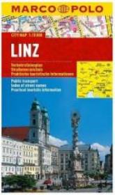 Plan Miasta Marco Polo. Linz. Autor: Opracowanie zbiorowe. Dadada.pl Okładka książki Plan Miasta Marco Polo. Linz