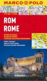 Plan Miasta Marco Polo. Rom. Autor: Opracowanie zbiorowe. Dadada.pl Okładka książki Plan Miasta Marco Polo. Rom