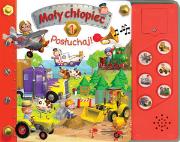 Posłuchaj 1. Mały chłopiec. Autor: Nathalie Belineau, Mekdjian Christelle. Dadada.pl Okładka książki Posłuchaj 1. Mały chłopiec