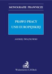 Okładka książki Prawo pracy Unii Europejskiej