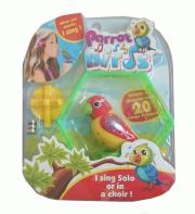 Ptaszek Parrot Birds żółto-czerwony. Wydawca: Madej. Dadada.pl Opakowanie Ptaszek Parrot Birds żółto-czerwony