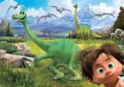 Puzzle 30 Dobry Dinozaur. Autor: Dobry Dinozaur. Dadada.pl Okładka książki Puzzle 30 Dobry Dinozaur