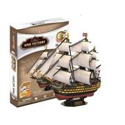 Puzzle 3D Żaglowiec HMS Victory. Wydawca: Cubic Fun. Dadada.pl Opakowanie Puzzle 3D Żaglowiec HMS Victory