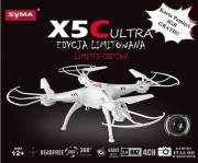 Opakowanie Quadrocopter SYMA X5C ULTRA kamera HD biały