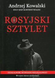 Rosyjski sztylet. Autor: Kowalski Andrzej. Dadada.pl Okładka książki Rosyjski sztylet