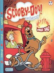 Scooby Doo Zabawy 18 Pali się. Autor: OPRACOWANIE  ZBIOROWE. Dadada.pl Okładka książki Scooby Doo Zabawy 18 Pali się