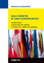 Okładka książki Siła państw w Unii Europejskiej.