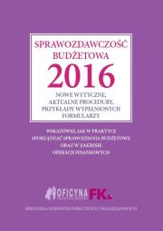 Okładka książki Sprawozdawczość budżetowa 2016