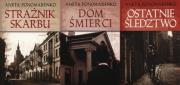 Strażnik skarbu / Dom śmierci / Ostatnie śledztwo. Autor: Ponomarenko Aneta. Dadada.pl Okładka książki Strażnik skarbu / Dom śmierci / Ostatnie śledztwo