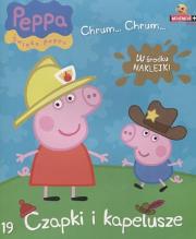Świnka Peppa Chrum Chrum 19 Czapki i kapelusze. Autor:   Praca zbiorowa. Dadada.pl Okładka książki Świnka Peppa Chrum Chrum 19 Czapki i kapelusze