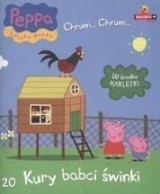 Świnka Peppa Chrum Chrum 20 Kury babci świnki. Autor:   Praca zbiorowa. Dadada.pl Okładka książki Świnka Peppa Chrum Chrum 20 Kury babci świnki