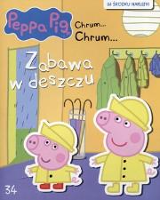 Okładka książki Świnka Peppa. Chrum...Chrum... nr 34 Zabawa w deszczu