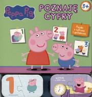 Okładka książki Świnka Peppa Poznaję cyfry + puzzle