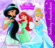 Szablony z księżniczkami. Autor: OPRACOWANIE  ZBIOROWE. Dadada.pl Okładka książki Szablony z księżniczkami