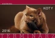 Opakowanie Terminarz 2016 Ścienny 13PL Koty MAT