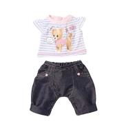 Opakowanie Ubranko dla lalki Baby born Deluxe Outfits z dźwiękiem piesek