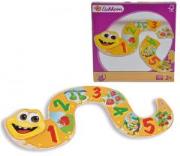 Wąż - puzzle edukacyjne, 12 elementowy. Autor: Eichhorn. Dadada.pl Okładka książki Wąż - puzzle edukacyjne, 12 elementowy