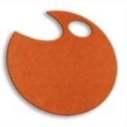 Opakowanie Wstążka filcowa 0,5cm x 6m pomarańcz (13szt) MONA