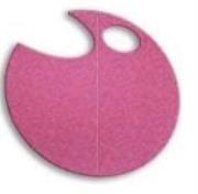 Opakowanie Wstążka filcowa 0,5cm x 6m różowa (13szt) MONA