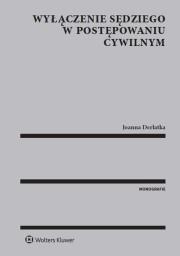 Okładka książki Wyłączenie sędziego w postępowaniu cywilnym