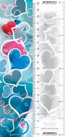 Zakładka 3D Serca. Wydawca: Worth Keeping. Dadada.pl Opakowanie Zakładka 3D Serca