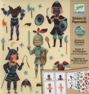 Opakowanie Zestaw naklejek i papierowych lalek - Rycerze