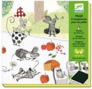 Zestaw ze stempelkami - Myszki. Wydawca: Djeco. Dadada.pl Opakowanie Zestaw ze stempelkami - Myszki