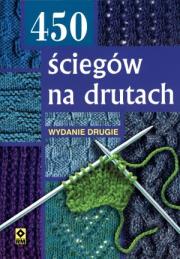 Okładka książki 450 ściegów na drutach