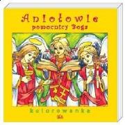 Okładka książki Aniołowie pomocnicy Boga. Kolorowanka