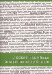 Enseignement / apprentissage du français face aux défis de demain. Autor: Sowa Magdalena. Dadada.pl Okładka książki Enseignement / apprentissage du français face aux défis de demain