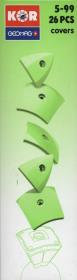Opakowanie Geomag Kor Cover 26 elementów zielony