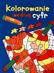 Kolorowanie według cyfr. Autor: Jutta Langer. Dadada.pl Okładka książki Kolorowanie według cyfr