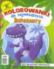 Okładka książki Kolorowanki dla najmłodszych - Dinozaury