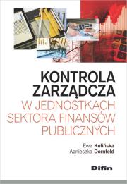 Okładka książki Kontrola zarządcza w jednostkach sektora finansów publicznych