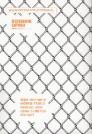 Opakowanie Krytyka polityczna 43 Uchodźcy