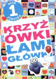 Okładka książki Krzyżówki łamigłówki blok juniora 1