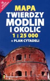 Okładka książki Mapa Twierdzy Modlin i okolic 1:25 000
