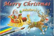 Okładka książki Merry Christmas. Pokoloruj