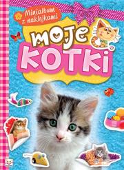 Okładka książki Minialbum z naklejkami - Moje kotki