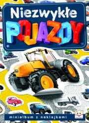 Okładka książki Minialbum z naklejkami - Niezwykłe pojazdy