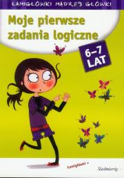 Moje pierwsze zadania logiczne 6-7 lat. Autor: Opracowanie zbiorowe. Dadada.pl Okładka książki Moje pierwsze zadania logiczne 6-7 lat