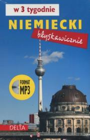Okładka książki Niemiecki błyskawicznie w 3 tygodnie + CD