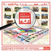 Okładka książki Odkryj łódzkie. Edukacyjno - promocyjna gra planszowa