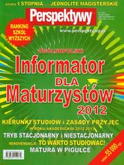 Okładka książki Ogólnopolski Informator dla maturzystów 2012