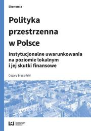 Okładka książki Polityka przestrzenna w Polsce