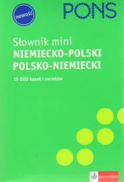 Okładka książki Pons słownik mini niemiecko-polski polsko-niemiecki