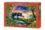 Opakowanie Puzzle 1500 Pantera o zmierzchu CASTOR
